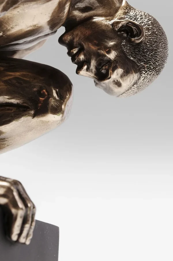 KARE Design Decofiguur Nude Man Stand Brons 35cm