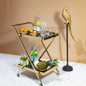 KARE Design Decofiguur Parrot Goud