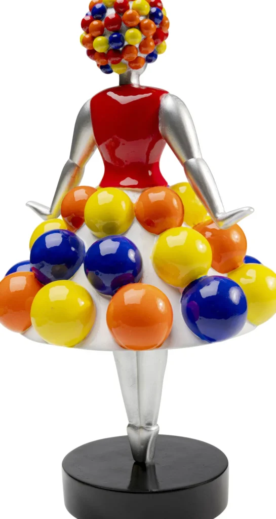 KARE Design Decofiguur Primaballerina Pom Colore 34cm