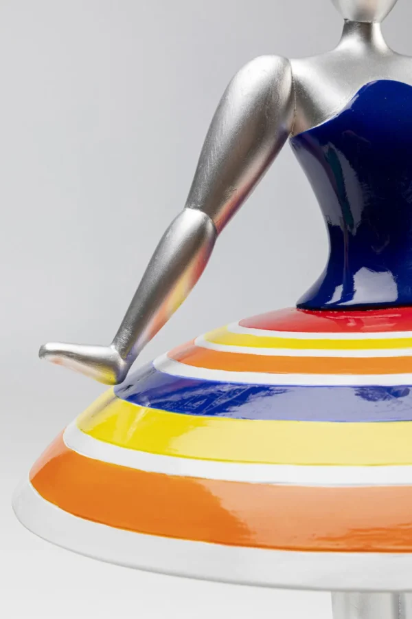 KARE Design Decofiguur Primaballerina Stripes 35cm