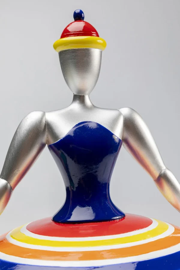 KARE Design Decofiguur Primaballerina Stripes 35cm