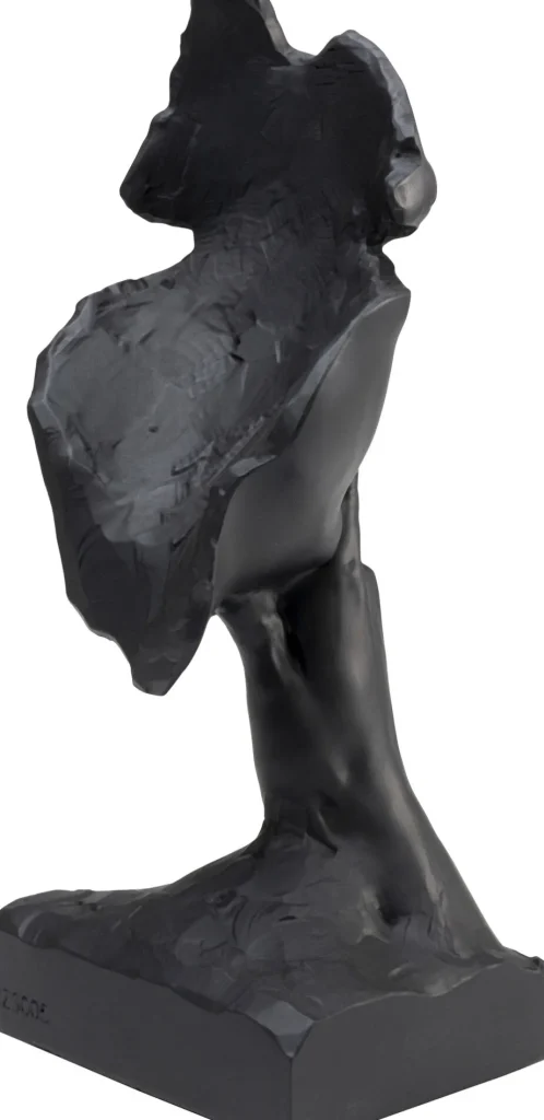 KARE Design Decofiguur Quiet Face Black 31cm