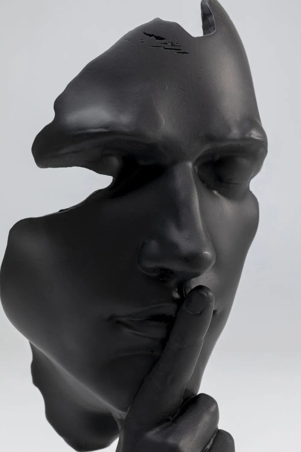 decofiguur_quiet_face_black_cm_5.webp KARE Design Decofiguur Quiet Face Black 31cm