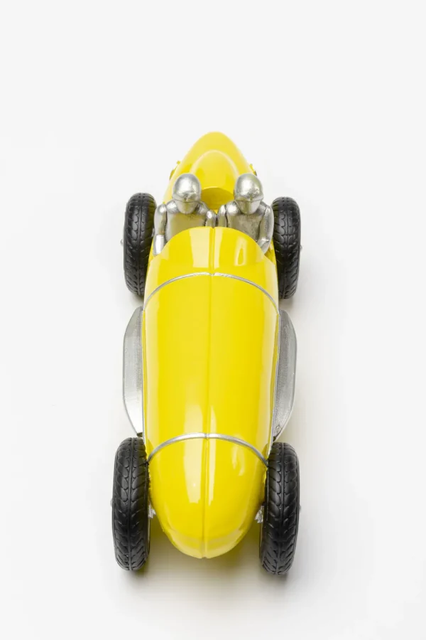 KARE Design Decofiguur Racing Car Yellow 9cm