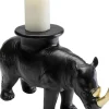 KARE Design Decofiguur Rhino Black 41cm