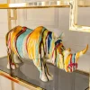 KARE Design Decofiguur Rhino Colore 26cm