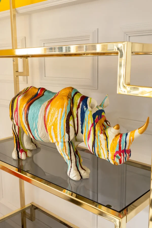 KARE Design Decofiguur Rhino Colore 26cm