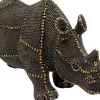 KARE Design Decofiguur Rhino Rivets Pearls 26cm