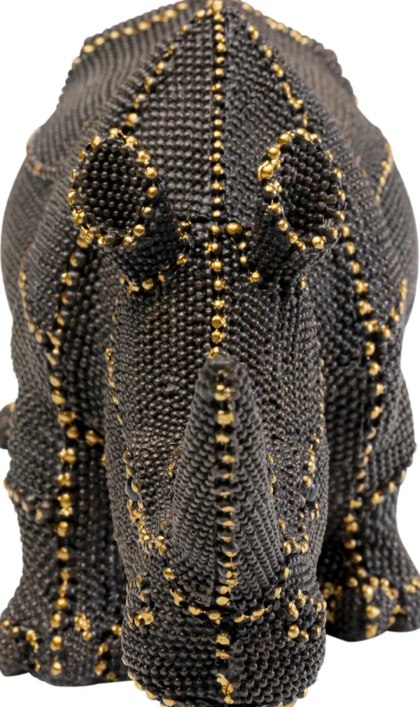KARE Design Decofiguur Rhino Rivets Pearls 26cm