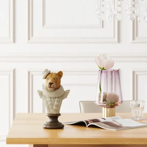 KARE Design Decofiguur Sir Leopard Wit