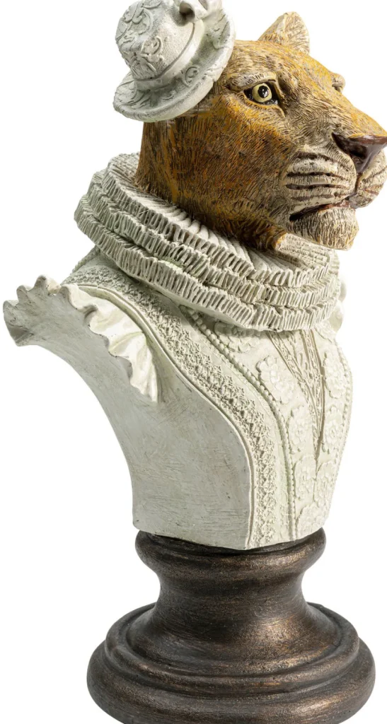 KARE Design Decofiguur Sir Leopard Wit