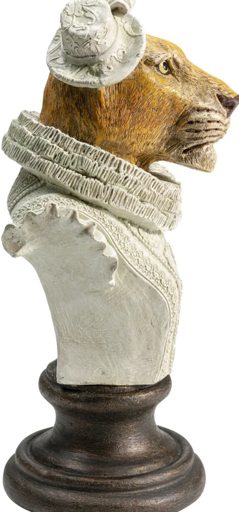 KARE Design Decofiguur Sir Leopard Wit