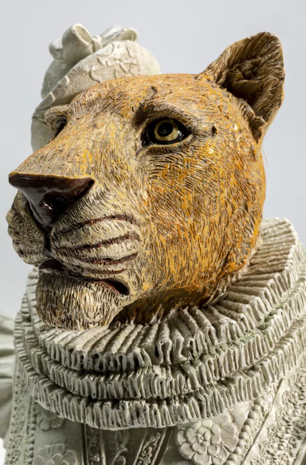 KARE Design Decofiguur Sir Leopard Wit
