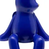 KARE Design Decofiguur Sitting Bear Blue 20cm