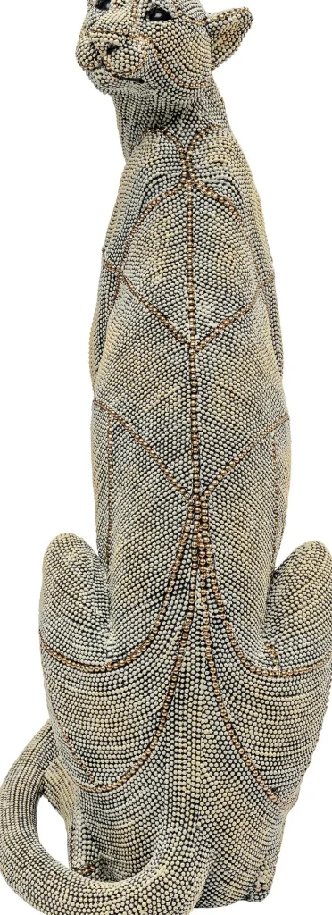 KARE Design Decofiguur Sitting Leopard Pearls 42cm