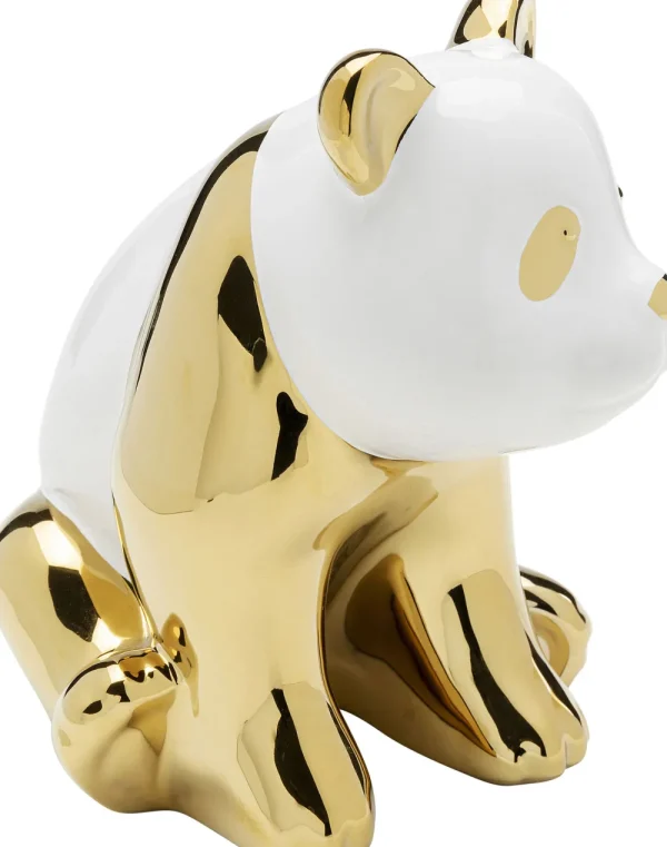 KARE Design Decofiguur Sitting Panda Gold 18cm
