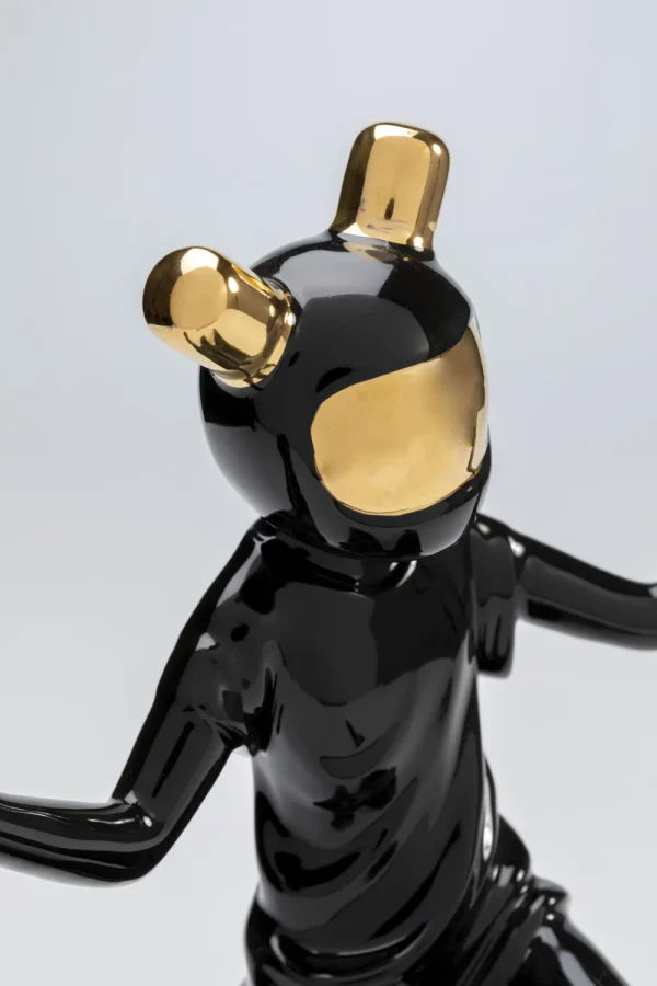 KARE Design Decofiguur Skating Astronaut Black 21cm