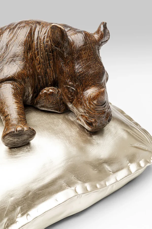 KARE Design Decofiguur Sleeping Rhino 37cm