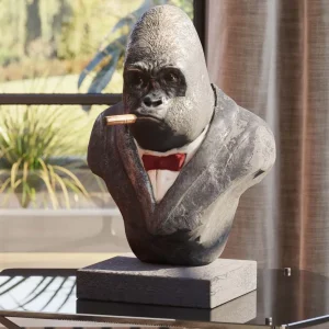 KARE Design Decofiguur Smoking Gorilla