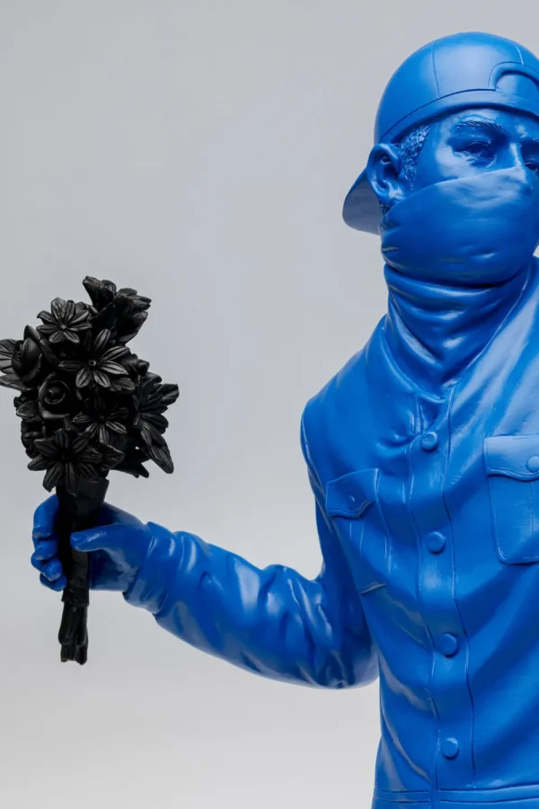 KARE Design Decofiguur Sreet Art Bouquet Blue 67cm