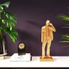 KARE Design Decofiguur Standing Man Gold 62cm