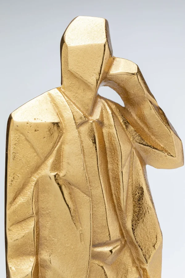KARE Design Decofiguur Standing Man Gold 62cm
