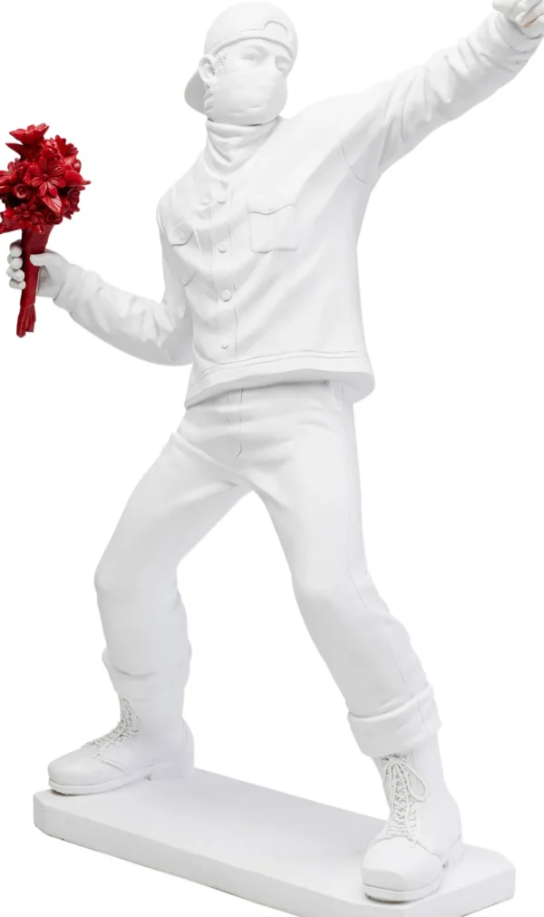 KARE Design Decofiguur Street Art Bouquet White 67cm