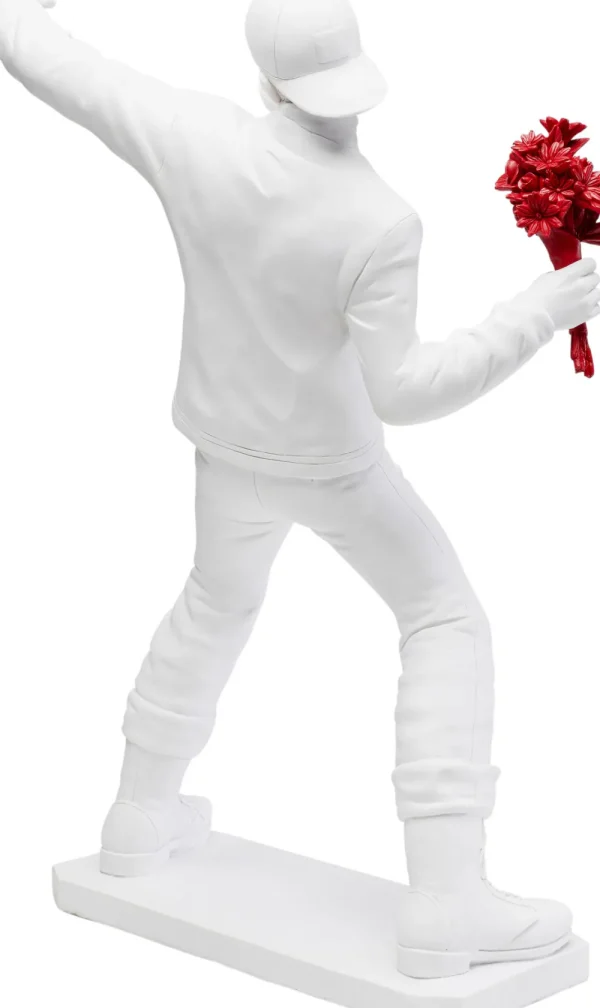 KARE Design Decofiguur Street Art Bouquet White 67cm