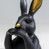 KARE Design Decofiguur Sweet Rabbit Black 23cm