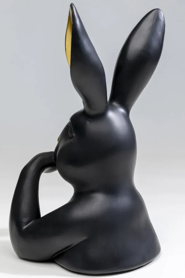 KARE Design Decofiguur Sweet Rabbit Black 31cm