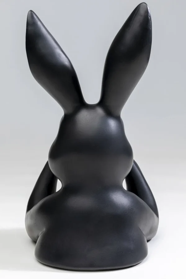 KARE Design Decofiguur Sweet Rabbit Black 31cm