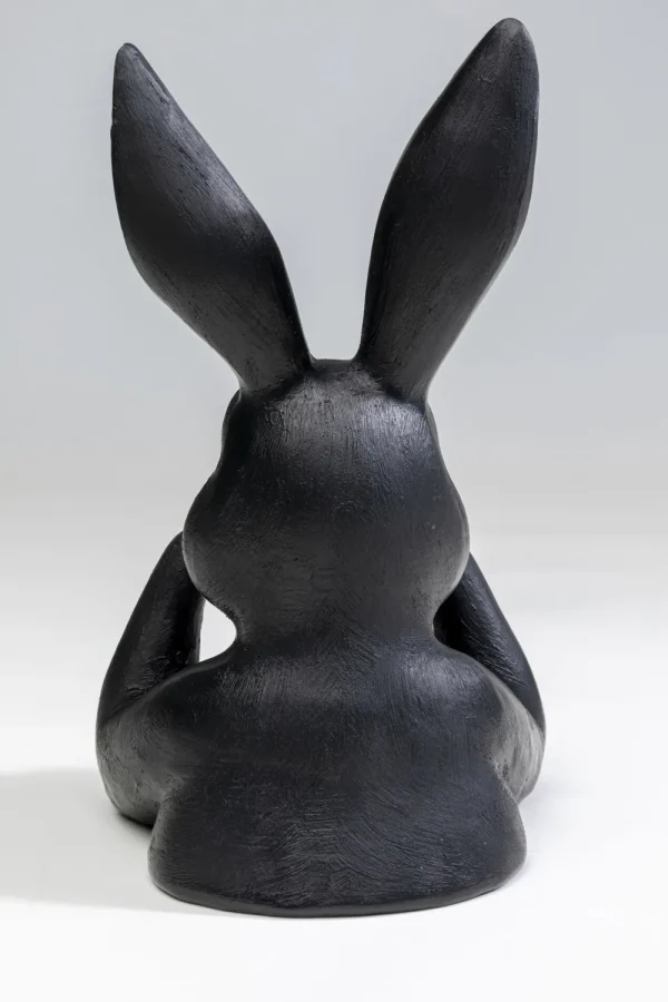 KARE Design Decofiguur Sweet Rabbit Black 23cm