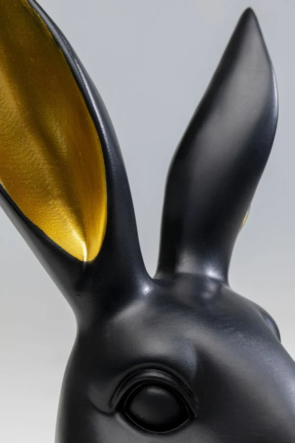 KARE Design Decofiguur Sweet Rabbit Black 31cm