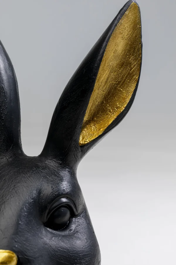 KARE Design Decofiguur Sweet Rabbit Black 23cm