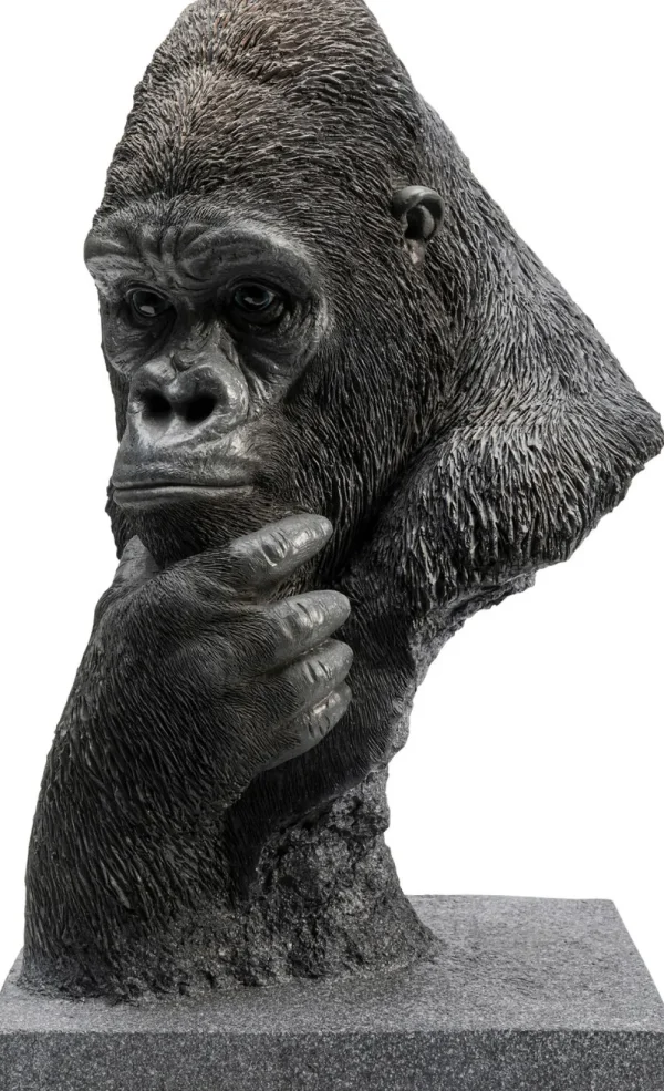 KARE Design Decofiguur Thinking Gorilla Head
