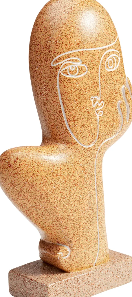 KARE Design Decofiguur Thought Brown 27cm