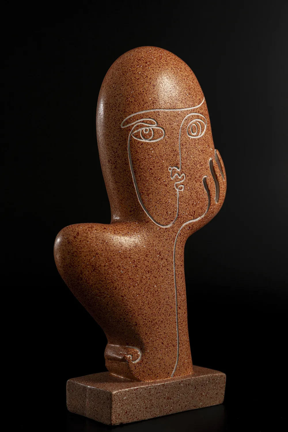 decofiguur_thought_brown_cm_4.webp KARE Design Decofiguur Thought Brown 27cm