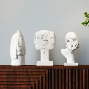 KARE Design Decofiguur Thought White 27cm