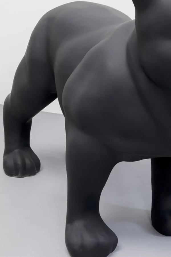 KARE Design Decofiguur Toto Teen Black Matt 90cm