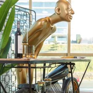 KARE Design Decofiguur Welcome Guests Goud XL