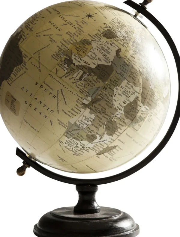 KARE Design Decofiguur Wereldbol Vintage Willekeurige Kleur