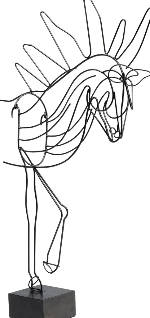 KARE Design Decofiguur Wire Horse 51cm