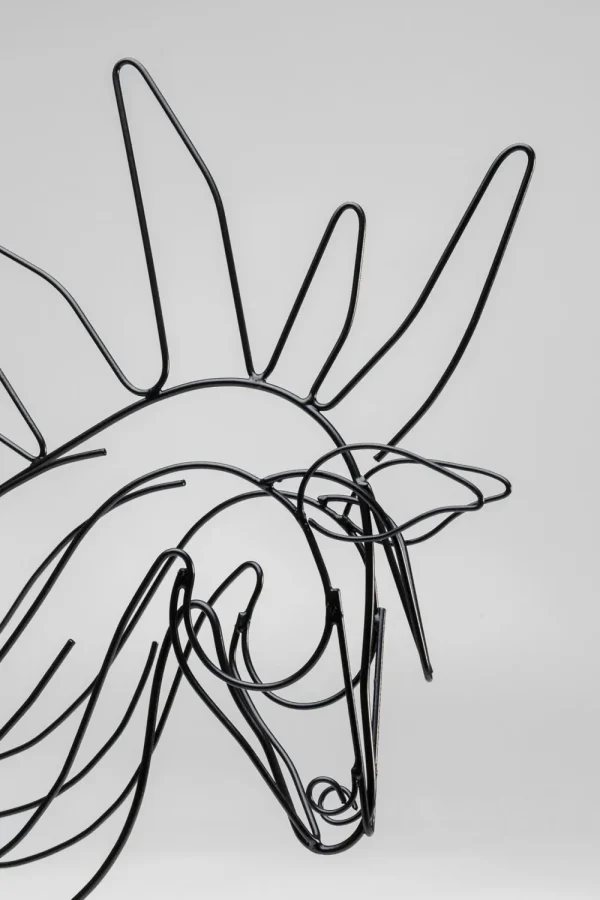 KARE Design Decofiguur Wire Horse 51cm