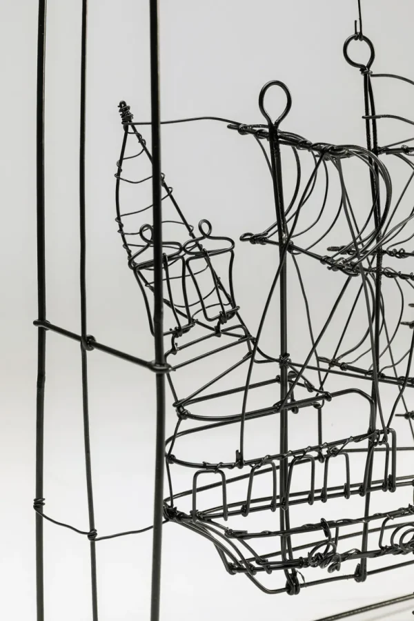 KARE Design Decofiguur Wire Sail Boat 28cm