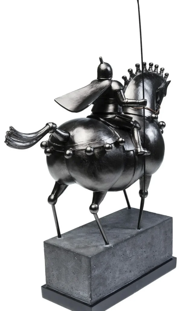 KARE Design Decofiguur Zwarte Ridder