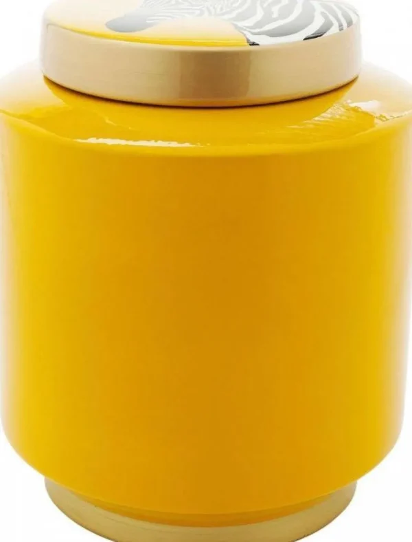 KARE Design Decoratiepot Zebra Geel 25cm