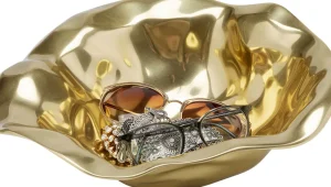 KARE Design Decoratieve Schaal Jade Gold Ø30cm