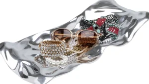 KARE Design Decoratieve Schaal Jade Silver 48x22cm