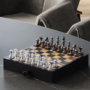 KARE Design Deko Object Chess Antique 36x33cm