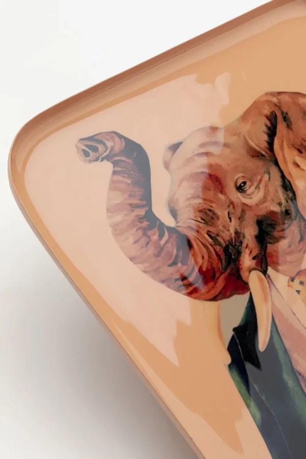 KARE Design Dienblad Elephant 27x27cm